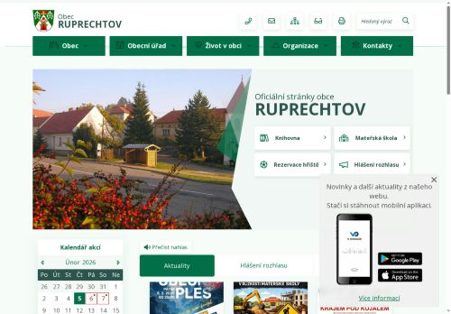 Zobrazit webové stránky Obecní úřad Ruprechtov