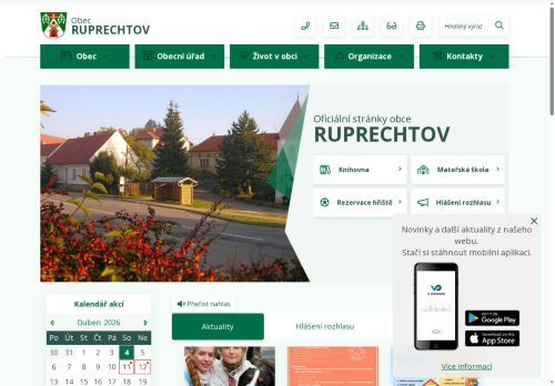 Zobrazit webové stránky Obecní úřad Ruprechtov