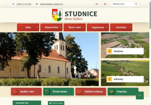 Zobrazit webové stránky Obecní úřad Studnice
