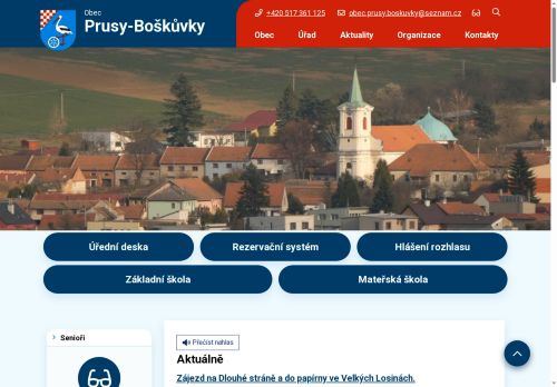 Zobrazit webové stránky Obecní úřad Prusy-Boškůvky