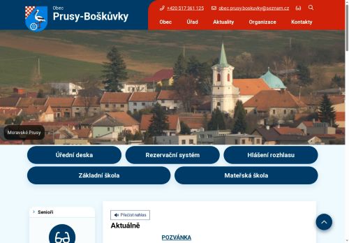Zobrazit webové stránky Obecní úřad Prusy-Boškůvky