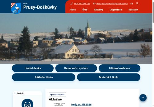 Zobrazit webové stránky Obecní úřad Prusy-Boškůvky