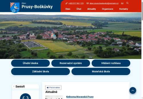 Zobrazit webové stránky Obecní úřad Prusy-Boškůvky