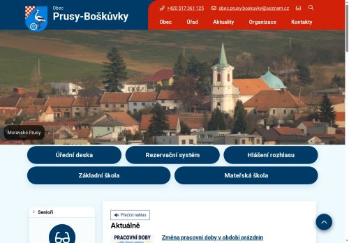 Zobrazit webové stránky Obecní úřad Prusy-Boškůvky