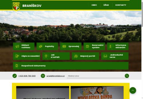 Zobrazit webové stránky Obecní úřad Braníškov