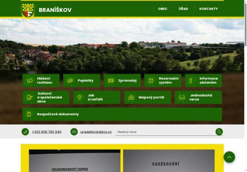 Zobrazit webové stránky Obecní úřad Braníškov