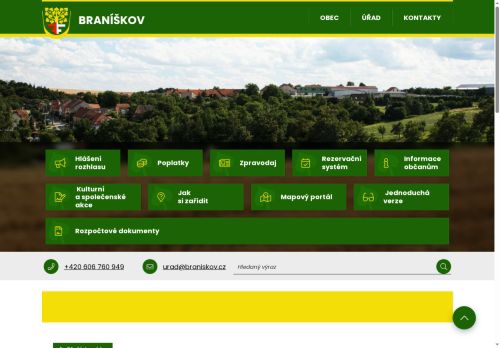 Zobrazit webové stránky Obecní úřad Braníškov