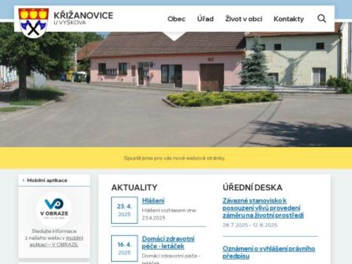 Obecní úřad Křižanovice u Vyškova