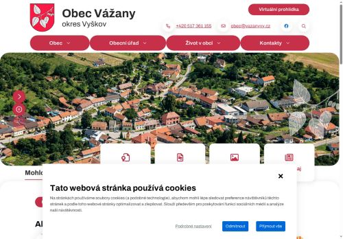 Zobrazit webové stránky Obecní úřad Vážany