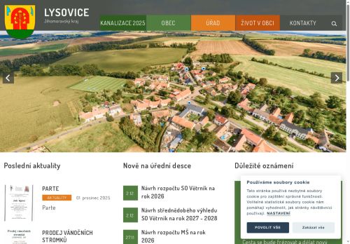 Zobrazit webové stránky Obecní úřad Lysovice