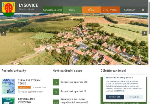 Zobrazit webové stránky Obecní úřad Lysovice