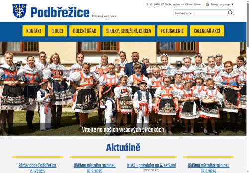 Zobrazit webové stránky Obecní úřad Podbřežice