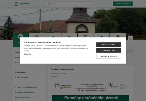 Zobrazit webové stránky Obecní úřad Bukovice