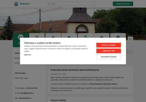 Zobrazit webové stránky Obecní úřad Bukovice