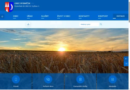Zobrazit webové stránky Obecní úřad Rybníček