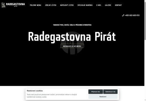 Zobrazit webové stránky Radegastovna Pirát