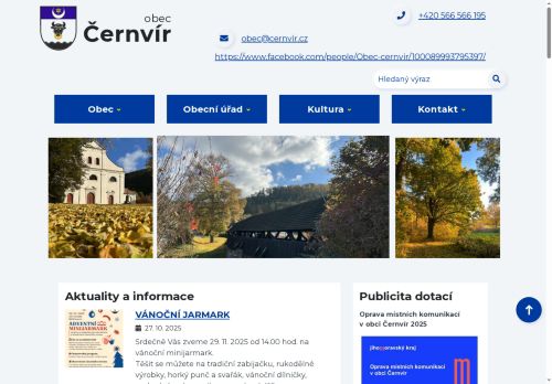 Zobrazit webové stránky Obecní úřad Černvír