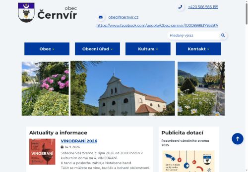 Zobrazit webové stránky Obecní úřad Černvír