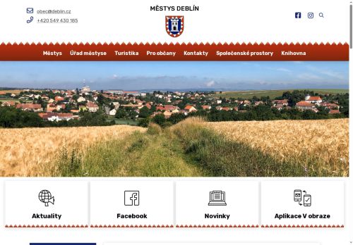 Zobrazit webové stránky Úřad městyse Deblín