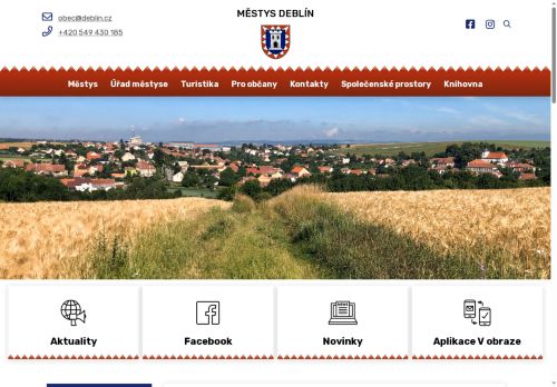 Zobrazit webové stránky Úřad městyse Deblín