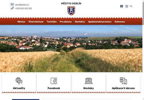 Zobrazit webové stránky Úřad městyse Deblín