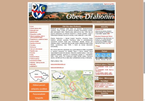 Zobrazit webové stránky Obecní úřad Drahonín