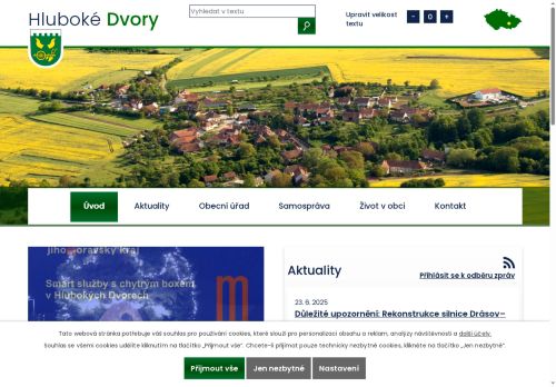 Zobrazit webové stránky Obecní úřad Hluboké Dvory
