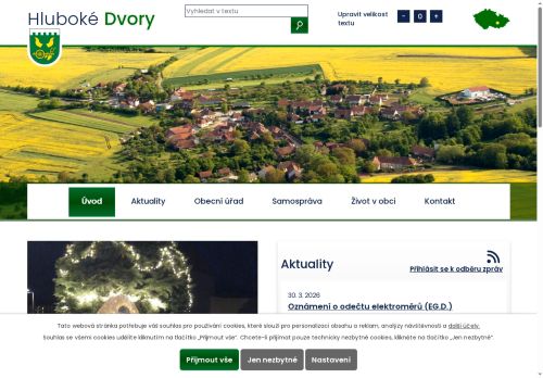 Zobrazit webové stránky Obecní úřad Hluboké Dvory