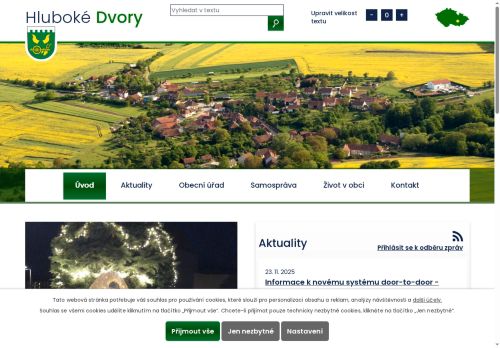 Zobrazit webové stránky Obecní úřad Hluboké Dvory