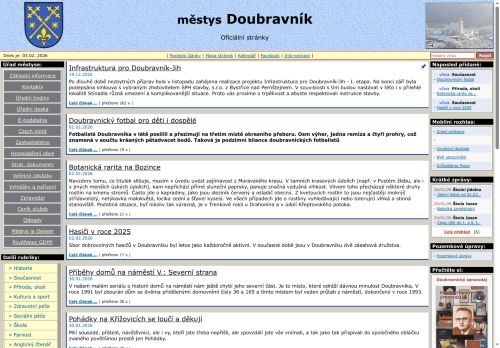 Zobrazit webové stránky Úřad městyse Doubravník