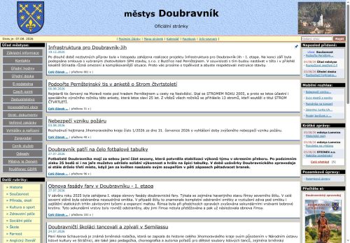 Zobrazit webové stránky Úřad městyse Doubravník