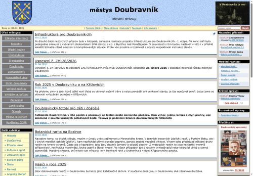 Zobrazit webové stránky Úřad městyse Doubravník