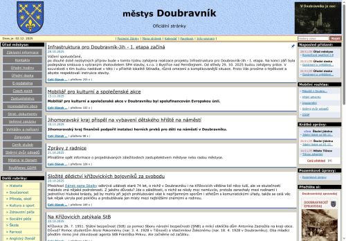 Zobrazit webové stránky Úřad městyse Doubravník
