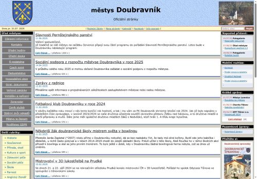 Zobrazit webové stránky Úřad městyse Doubravník