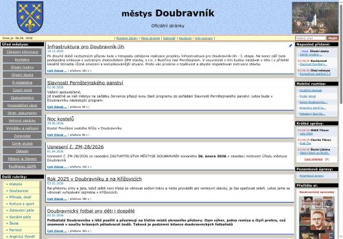 Zobrazit webové stránky Úřad městyse Doubravník