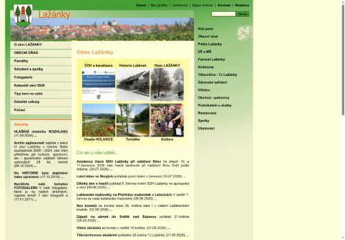Zobrazit webové stránky Obecní úřad Lažánky