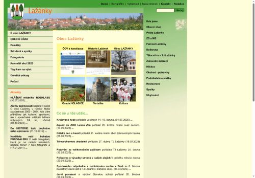 Zobrazit webové stránky Obecní úřad Lažánky