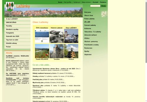 Zobrazit webové stránky Obecní úřad Lažánky