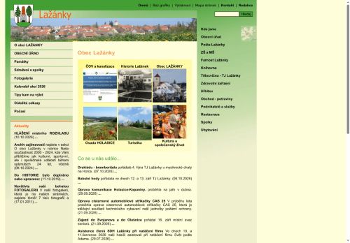 Zobrazit webové stránky Obecní úřad Lažánky