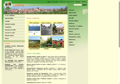 Zobrazit webové stránky Obecní úřad Lažánky