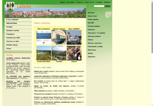 Zobrazit webové stránky Obecní úřad Lažánky