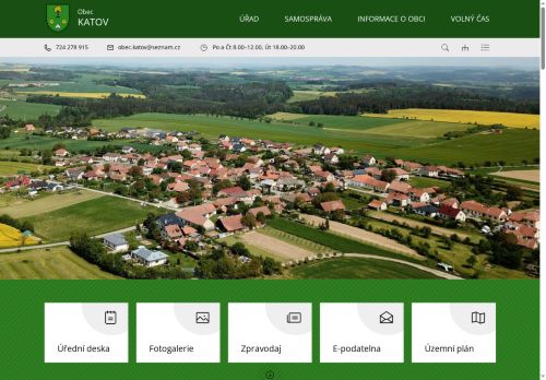Zobrazit webové stránky Obecní úřad Katov