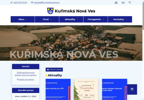 Zobrazit webové stránky Obecní úřad Kuřimská Nová Ves