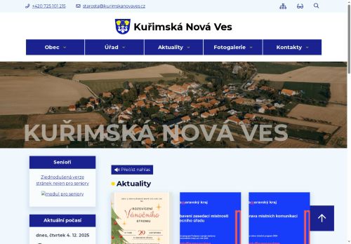 Zobrazit webové stránky Obecní úřad Kuřimská Nová Ves