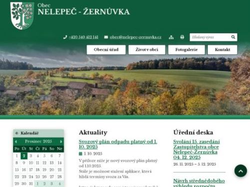 Obecní úřad Nelepeč - Žernůvka
