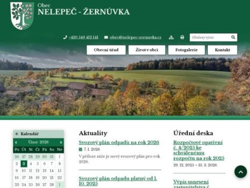 Obecní úřad Nelepeč - Žernůvka
