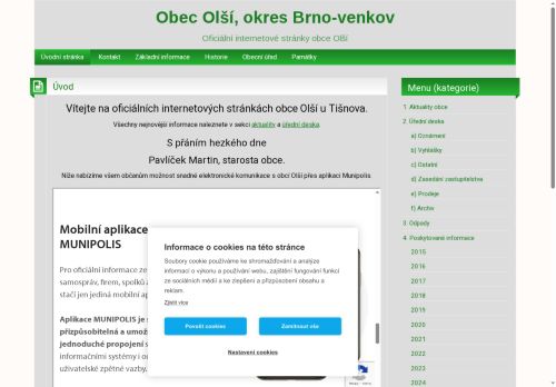 Zobrazit webové stránky Obecní úřad Olší