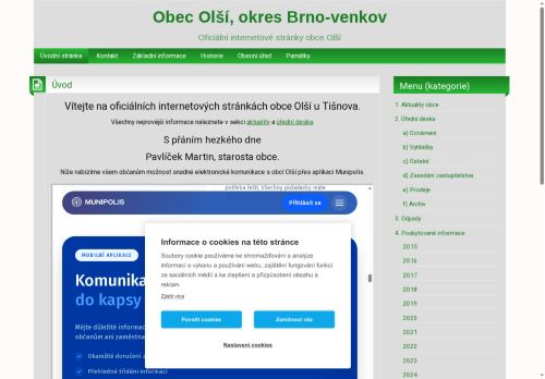 Zobrazit webové stránky Obecní úřad Olší