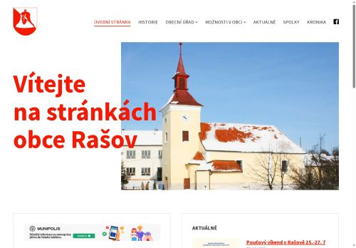 Zobrazit webové stránky Obecní úřad Rašov