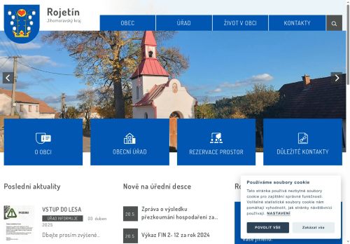 Zobrazit webové stránky Obecní úřad Rojetín